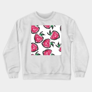 Strawberry Draw Vector Fashio Seamless Crewneck Sweatshirt